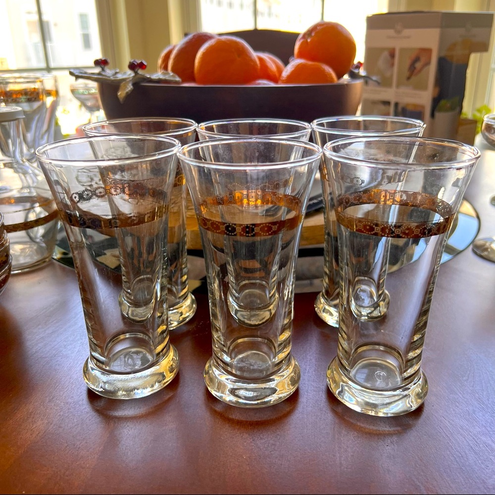 Vintage stemware six pieces